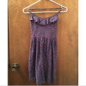 Blue/Purple Patterned Dress